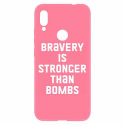 Чехол для Xiaomi Redmi Note 7 Bravery is stronger - PrintSalon