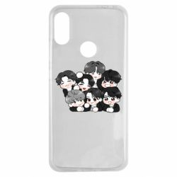 Чохол для Xiaomi Redmi Note 7 BTS Cute Art - PrintSalon