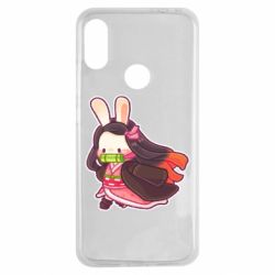 Чехол для Xiaomi Redmi Note 7 Chibi Bunny Kamado Nezuko - PrintSalon
