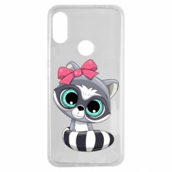 Чехол для Xiaomi Redmi Note 7 Cute raccoon - PrintSalon
