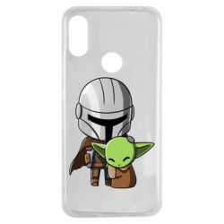Чехол для Xiaomi Redmi Note 7 Din Djarin And The Child - PrintSalon