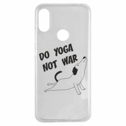 Чехол для Xiaomi Redmi Note 7 Do yoga not war - PrintSalon
