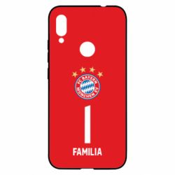 Чехол для Xiaomi Redmi Note 7 FC Bayern. Твоя фамилия, номер (англ.) - PrintSalon
