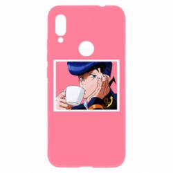 Чехол для Xiaomi Redmi Note 7 Higashikata Josuke drinking tea - PrintSalon