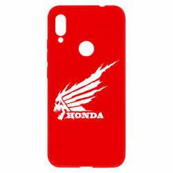 Чехол для Xiaomi Redmi Note 7 Honda skull - PrintSalon