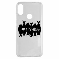Чехол для Xiaomi Redmi Note 7 I Love Fishing