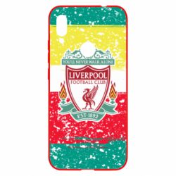 Чохол для Xiaomi Redmi Note 7 Liverpool and logo colors - PrintSalon