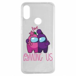 Чехол для Xiaomi Redmi Note 7 Love is Among Us - PrintSalon