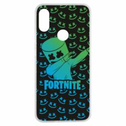 Чехол для Xiaomi Redmi Note 7 Marshmello Fortnite Dab Neon - PrintSalon