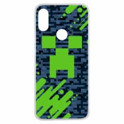 Чехол для Xiaomi Redmi Note 7 Minecraft Creeper