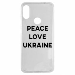 Чехол для Xiaomi Redmi Note 7 Мир, любовь, Украина - PrintSalon
