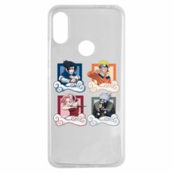 Чехол для Xiaomi Redmi Note 7 Naruto team 7 in action - PrintSalon