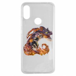 Чехол для Xiaomi Redmi Note 7 Natsu with a dragon - PrintSalon