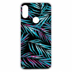 Чохол для Xiaomi Redmi Note 7 Neon Palm Leaves - PrintSalon