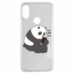 Чехол для Xiaomi Redmi Note 7 Панда лайк - PrintSalon