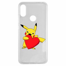 Чехол для Xiaomi Redmi Note 7 Pikachu Heart - PrintSalon