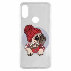 Чехол для Xiaomi Redmi Note 7 Pug And Coffee - PrintSalon