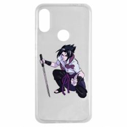 Чехол для Xiaomi Redmi Note 7 Sasuke with katana - PrintSalon