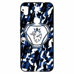 Чохол для Xiaomi Redmi Note 7 Scania logo and grunge - PrintSalon