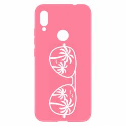 Чехол для Xiaomi Redmi Note 7 Sunglasses And Palm Trees - PrintSalon