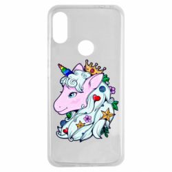 Чехол для Xiaomi Redmi Note 7 Unicorn Princess - PrintSalon