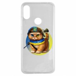 Чехол для Xiaomi Redmi Note 7 Военный котик - PrintSalon