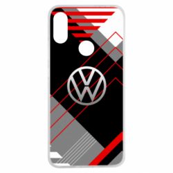 Чехол для Xiaomi Redmi Note 7 Volkswagen logo and abstraction - PrintSalon