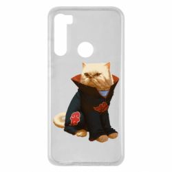 Чехол для Xiaomi Redmi Note 8 Akatsuki angry cat - PrintSalon