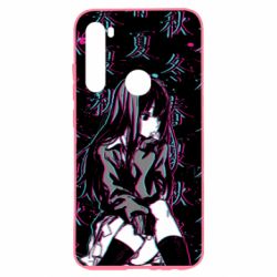 Чохол для Xiaomi Redmi Note 8 Anime Girl Glitch - PrintSalon