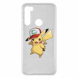 Чехол для Xiaomi Redmi Note 8 Ash's hat Pikachu - PrintSalon