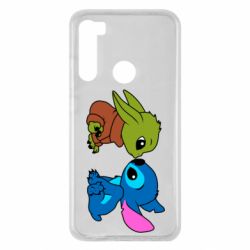 Чехол для Xiaomi Redmi Note 8 Baby Yoda And Stitch - PrintSalon