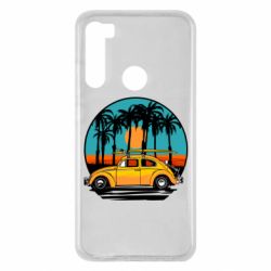 Чехол для Xiaomi Redmi Note 8 Car and sunset - PrintSalon