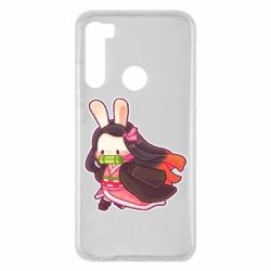Чехол для Xiaomi Redmi Note 8 Chibi Bunny Kamado Nezuko - PrintSalon
