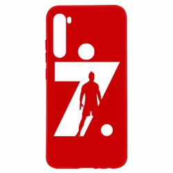 Чехол для Xiaomi Redmi Note 8 Cristiano Ronaldo Silhouette Art - PrintSalon