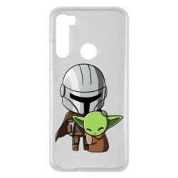 Чехол для Xiaomi Redmi Note 8 Din Djarin And The Child - PrintSalon