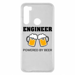 Чехол для Xiaomi Redmi Note 8 Engineer Powered By Beer - PrintSalon
