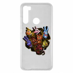 Чехол для Xiaomi Redmi Note 8 Five Nights At Freddy's monsters