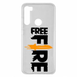 Чохол для Xiaomi Redmi Note 8 Free Fire vertical logo - PrintSalon