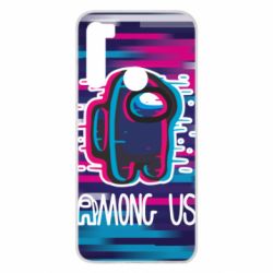 Чехол для Xiaomi Redmi Note 8 Glitch Among Us - PrintSalon
