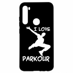 Чехол для Xiaomi Redmi Note 8 I love parkour - PrintSalon