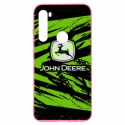 Чохол для Xiaomi Redmi Note 8 John Deere and green background - PrintSalon