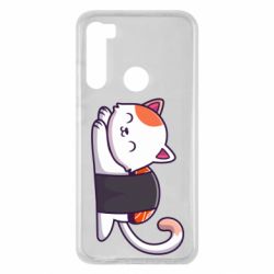 Чехол для Xiaomi Redmi Note 8 Котик-суши - PrintSalon