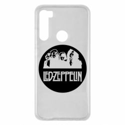 Чехол для Xiaomi Redmi Note 8 Led Zeppelin in a circle - PrintSalon