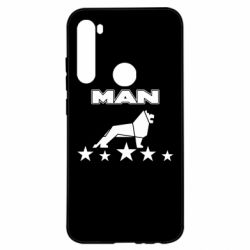 Чехол для Xiaomi Redmi Note 8 Man lion and stars - PrintSalon