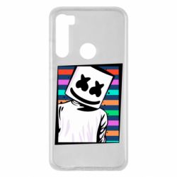 Чехол для Xiaomi Redmi Note 8 Marshmello Colorful Portrait - PrintSalon