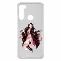 Чохол для Xiaomi Redmi Note 8 Nezuko cat - PrintSalon