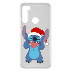 Чехол для Xiaomi Redmi Note 8 Новогодний Стич - PrintSalon