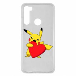 Чехол для Xiaomi Redmi Note 8 Pikachu Heart - PrintSalon