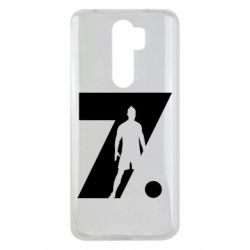 Чехол для Xiaomi Redmi Note 8 Pro Cristiano Ronaldo Silhouette Art - PrintSalon