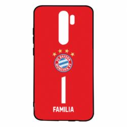 Чехол для Xiaomi Redmi Note 8 Pro FC Bayern. Твоя фамилия, номер (англ.) - PrintSalon